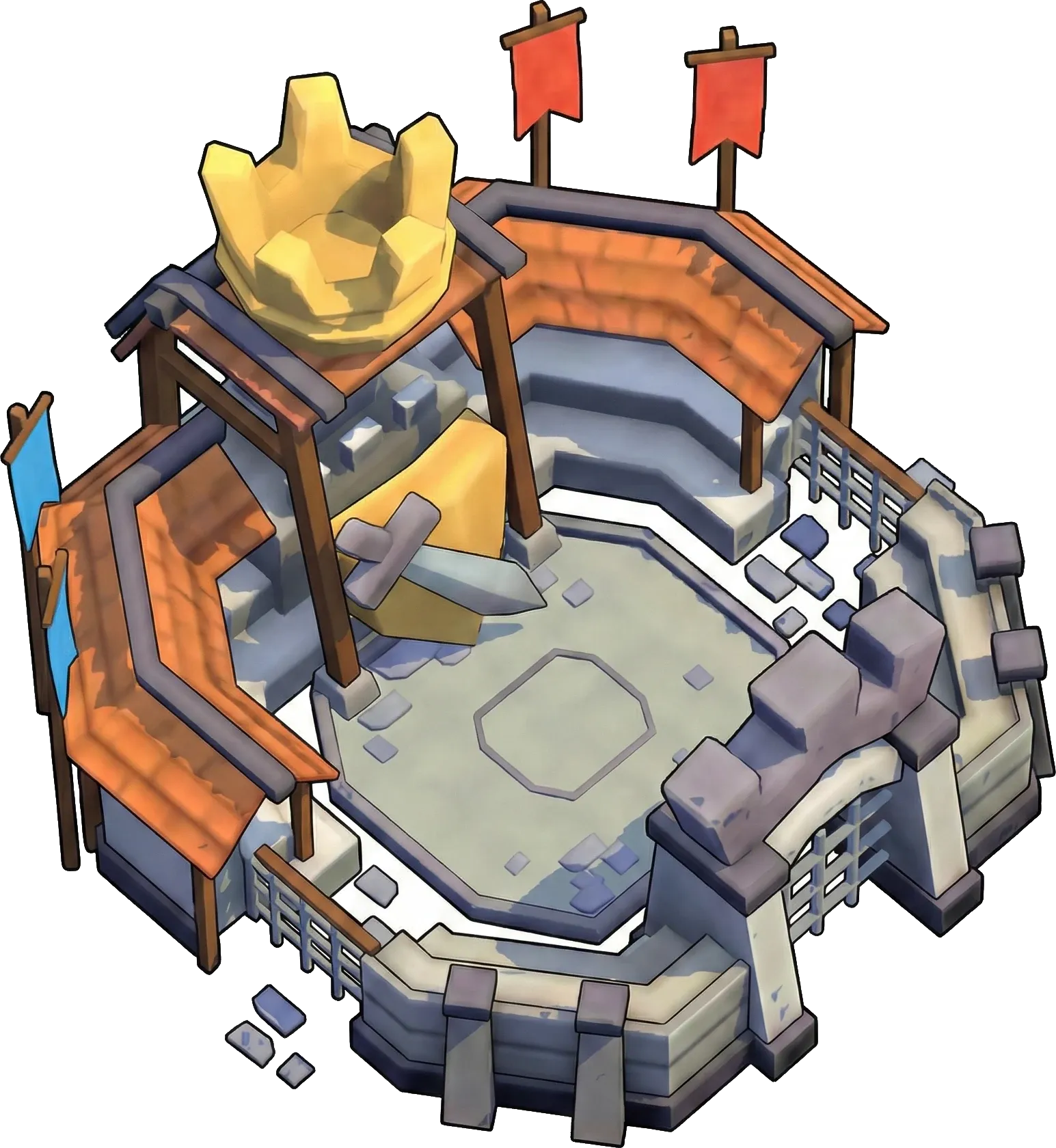 Two Kingshot heroes clashing in the arena